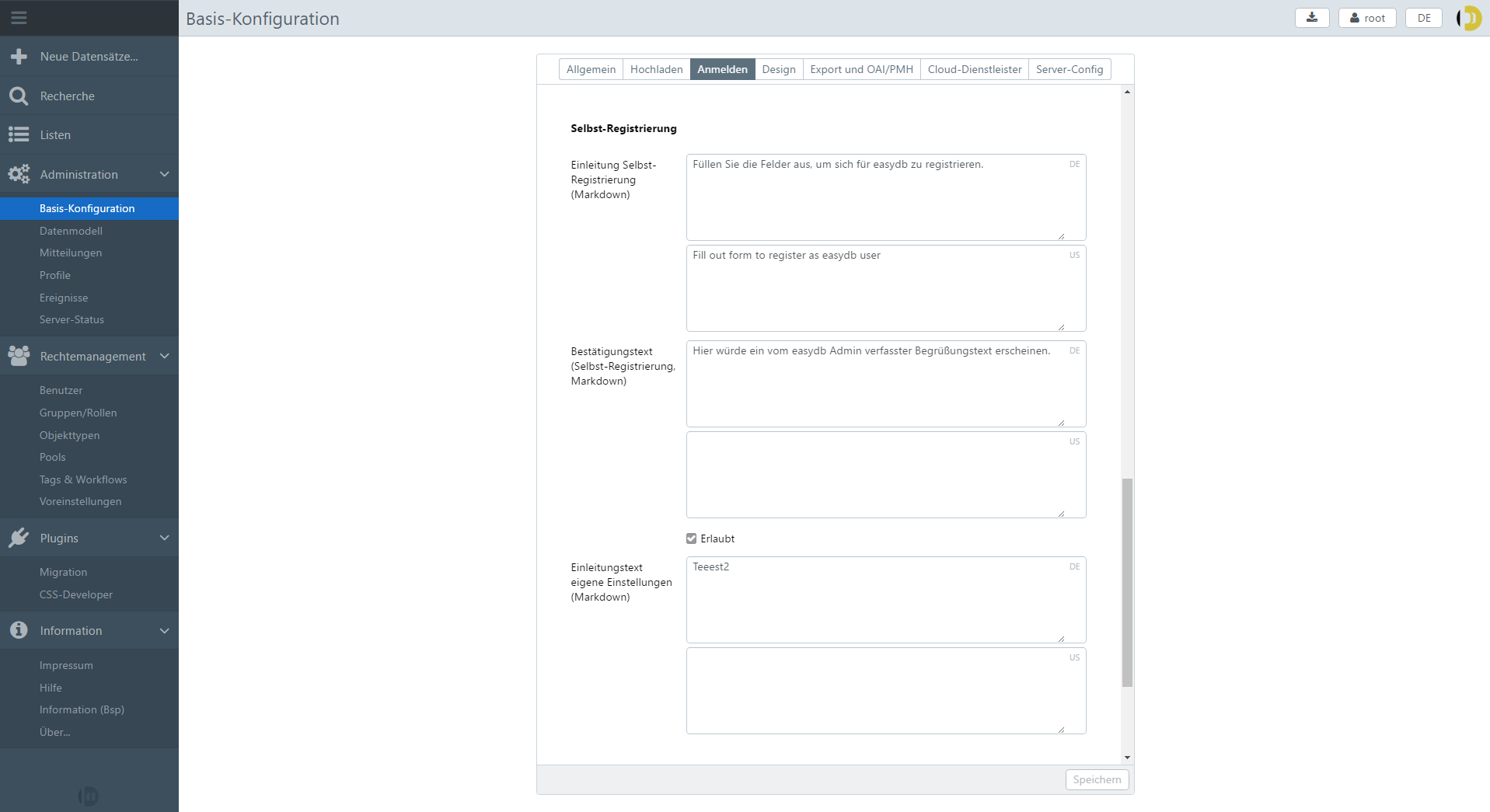 Basic Configuration: Login